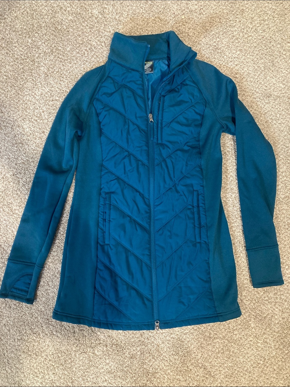 Teal Women's Quilted Jacket